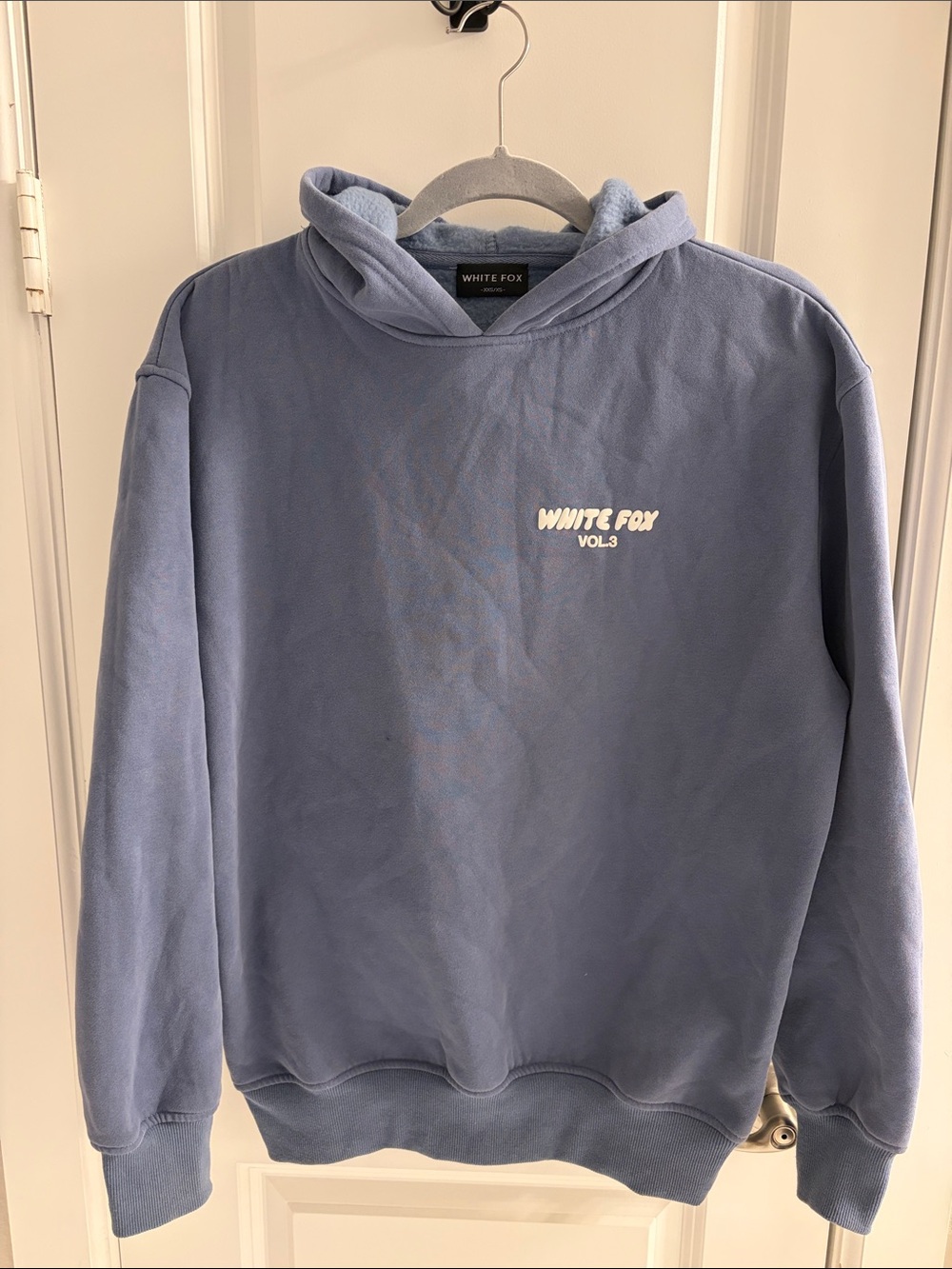 WHITE FOX Vol.3 Hooded Sweatshirt in Dusty Blue